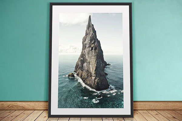 Mockup Featuring a Simple Frame Leaning Against the Wall FREE PSD