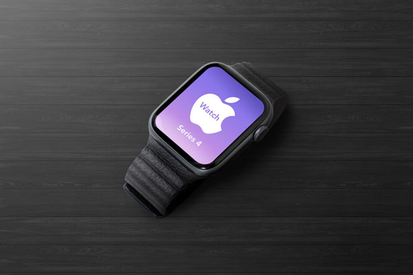 Apple Watch Series 7 PSD Mockup, Top View – Original Mockups