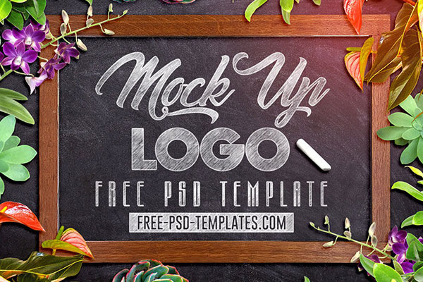 Mockup Of A Logo Design On Chuck Board FREE PSD