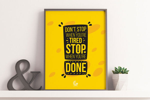 Mockup of a Vertical Interior Frame on a Built-in Shelf FREE PSD