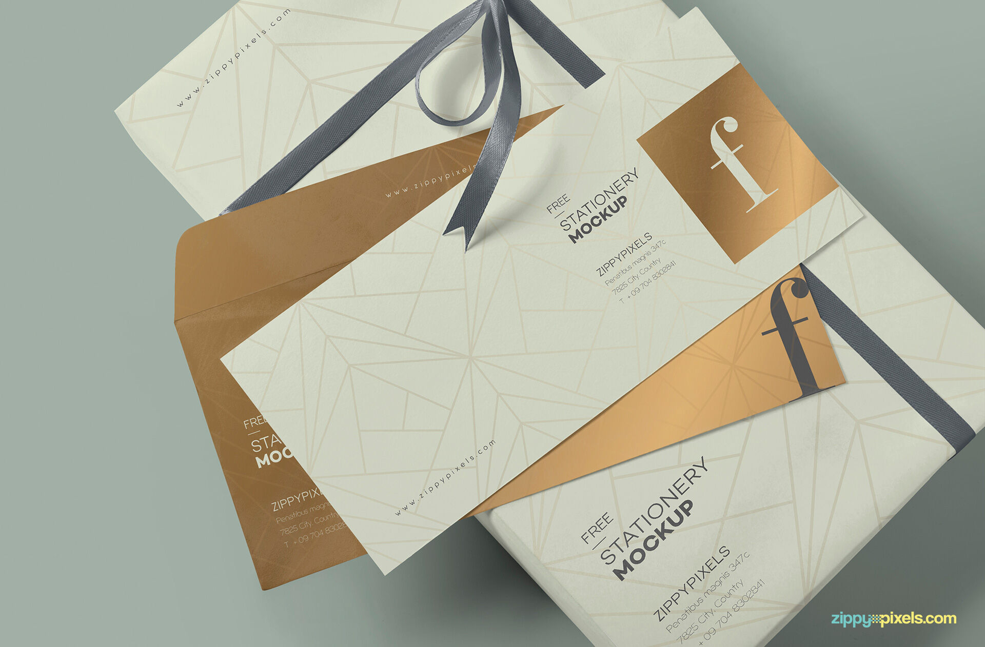 Mockup Of Two Envelopes And A Box FREE PSD