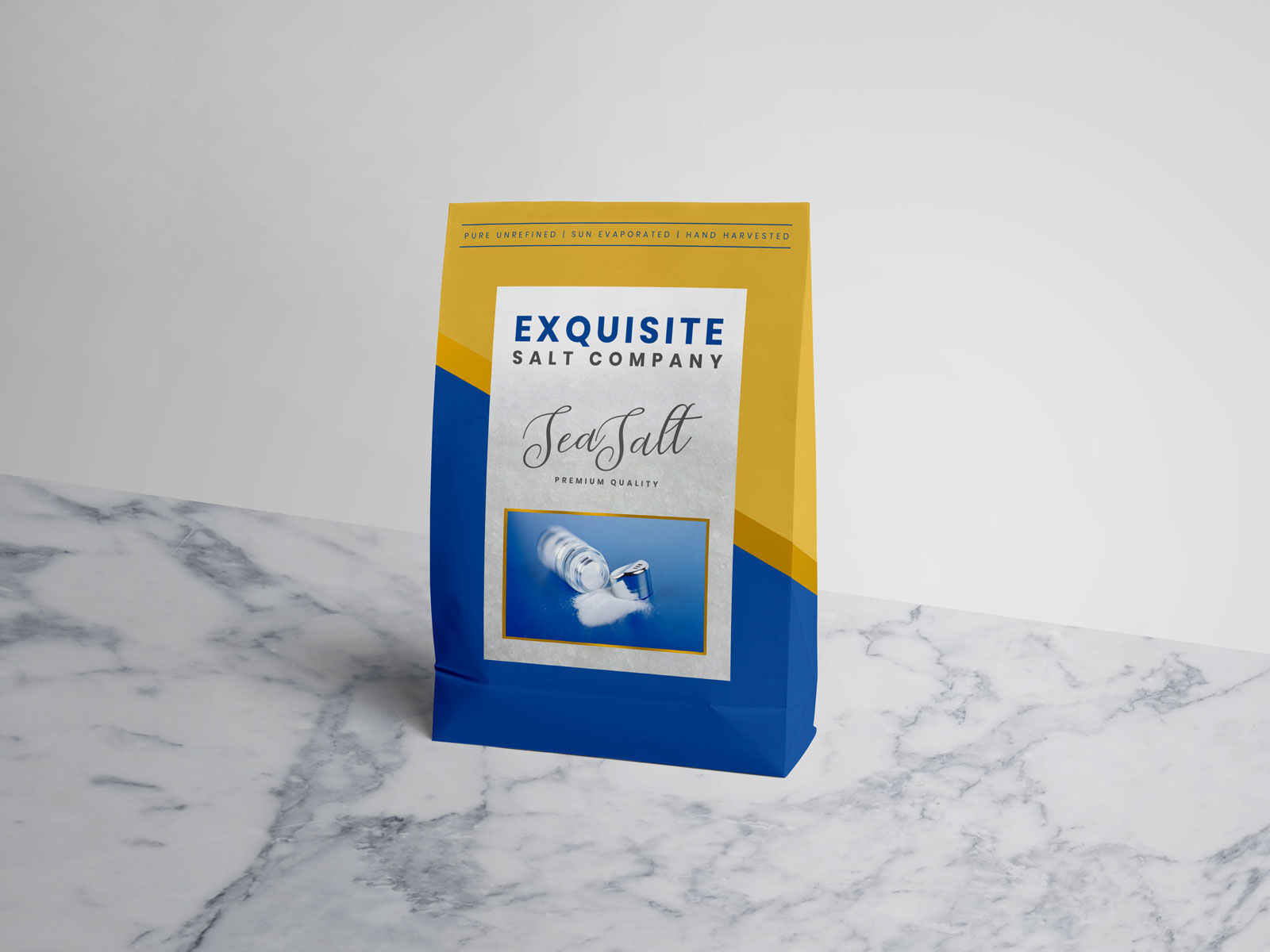 Mockup Showing a Paper Pouch Packaging FREE PSD
