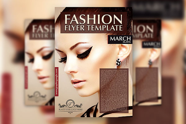 Modern Fashion Flyer Template with a Clean Design FREE PSD