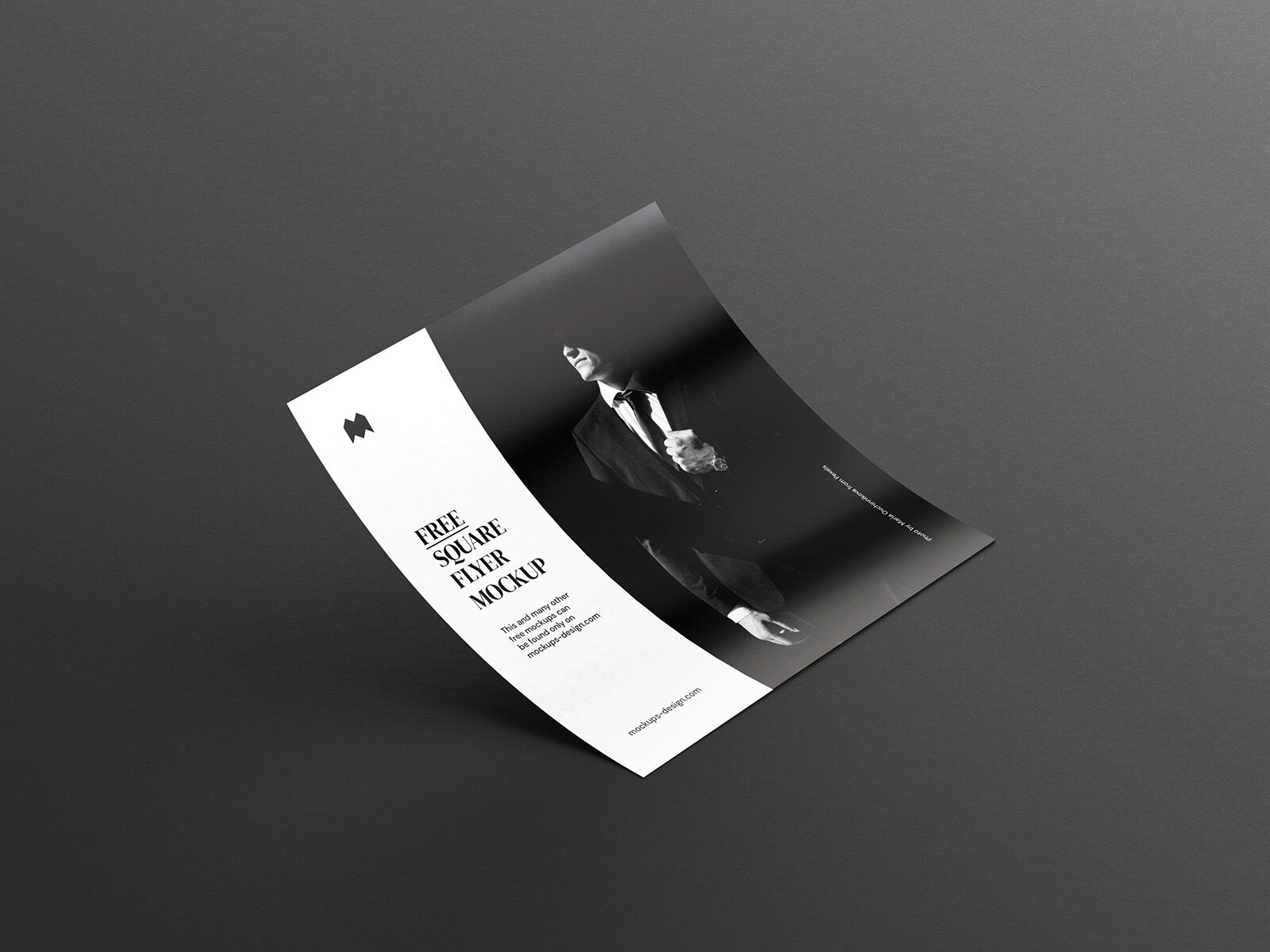 Six Mockups of Square Flyers in Different Angles FREE PSD