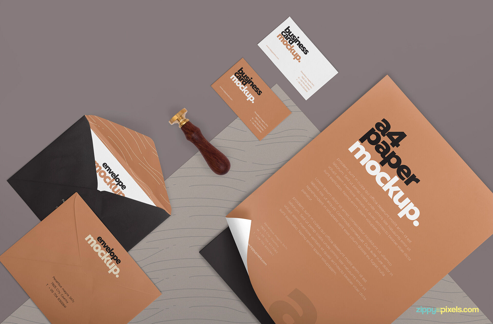Sophisticated Corporate Stationery Mockup FREE PSD