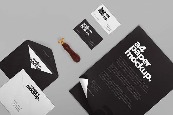 Sophisticated Corporate Stationery Mockup FREE PSD
