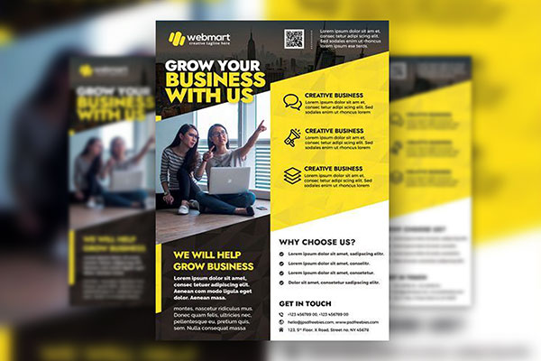 Three Different Color Modern Corporate Business Flyer Templates Free ...