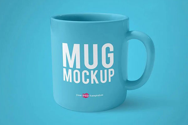 Three Minimal Mockups Featuring Creamic Mugs FREE PSD