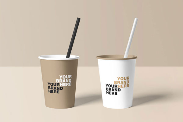 3 Mockups of Soda Drink Cup with Straw (FREE) - Resource Boy