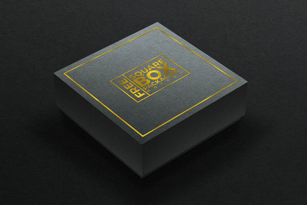 Two Square Box Packaging Mockups in Different Views FREE PSD