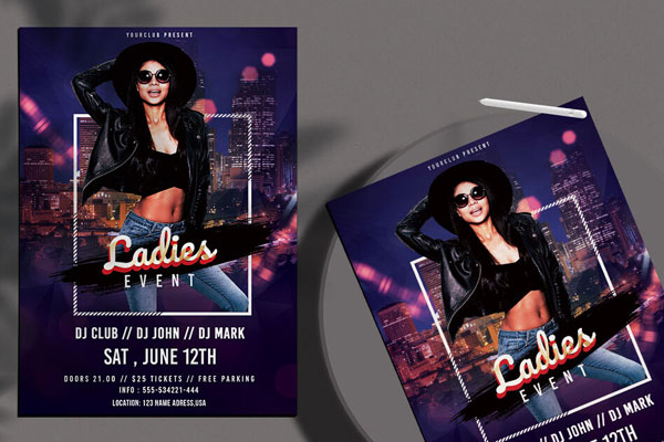 Urban Nightclub Events Flyer Template Free Download | Resource Boy