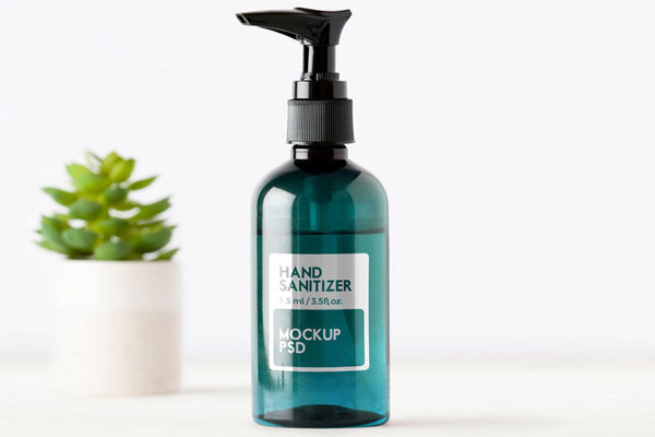 2 Front View Pump Bottle Mockups FREE PSD