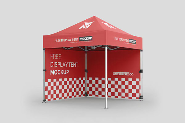 2 Mockups of Trade Show Tents in Different Angles Free Download ...