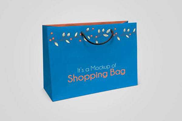 Paper Gift Bag with Hole Handles in Three Mockups (FREE) - Resource Boy