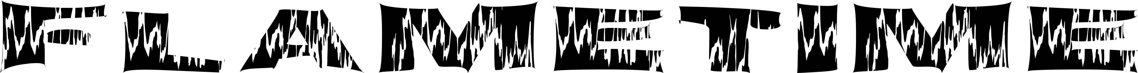 FlameTime Font