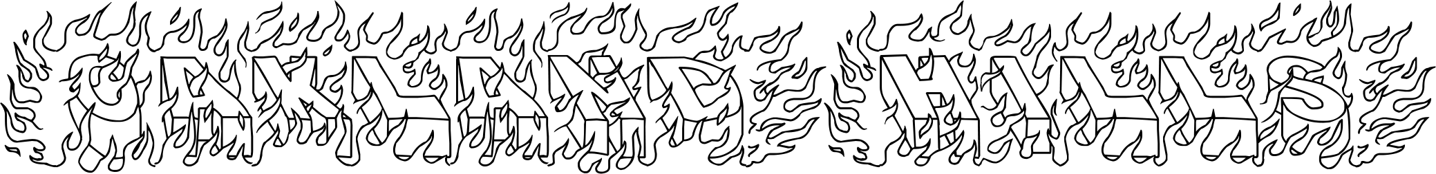 Oakland Hills 1991 Font