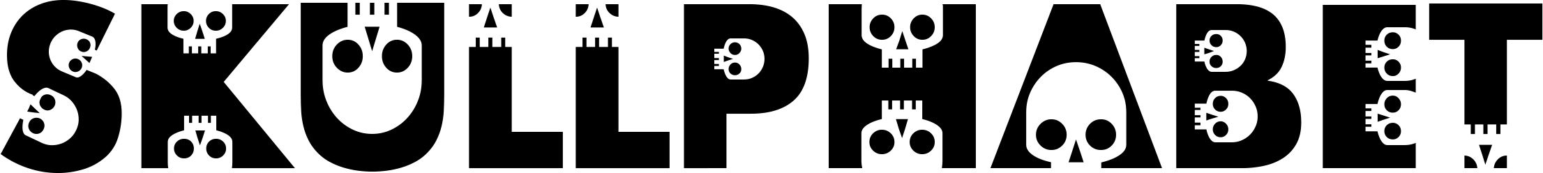 Skullphabet Font
