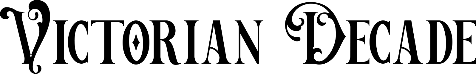 Victorian Decade Font