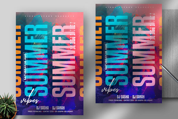 Modern Concert / Techno Sound Music Party Flyer Template (FREE ...