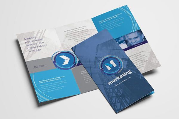 Corporate Style Tri-fold Brochure Templates Free Download | Resource Boy