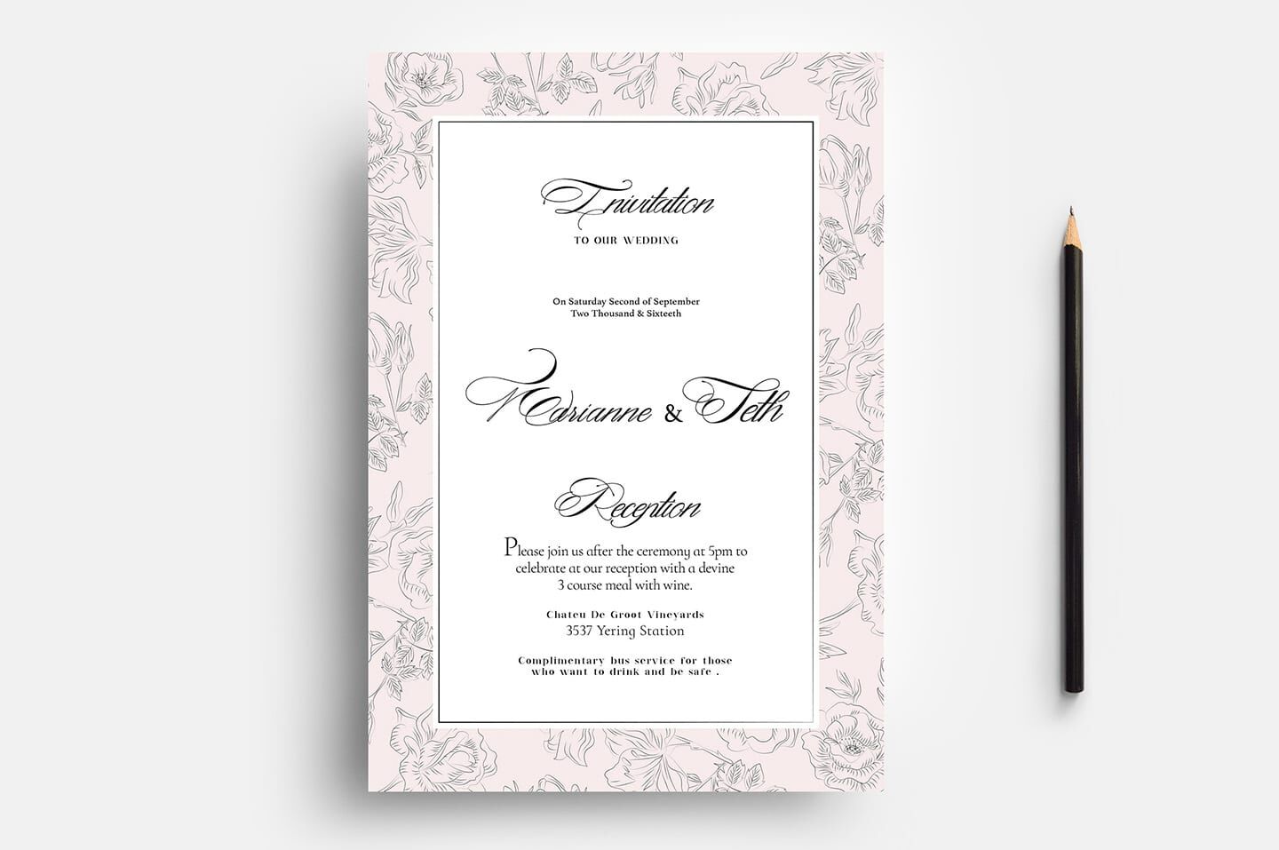 Elegant Wedding Stationery Templates Free Download | Resource Boy