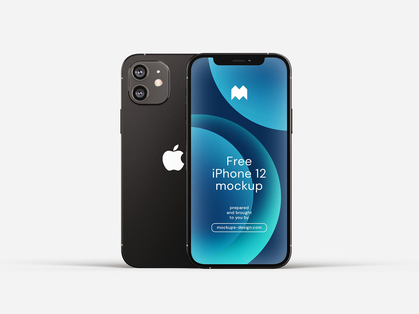 Five iPhone 12 From Different Angels Mockups FREE PSD