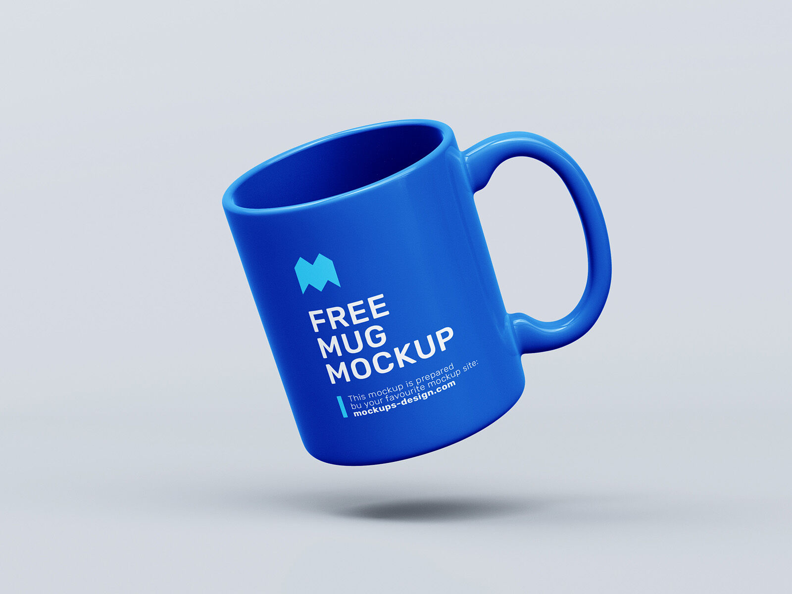 Four Simplistic Mug Mockups from Different Angles FREE PSD