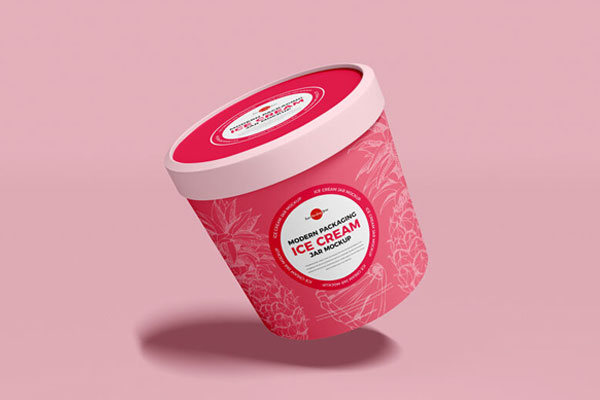 Download This Free Ice Cream Bucket Mockup In PSD - Designhooks