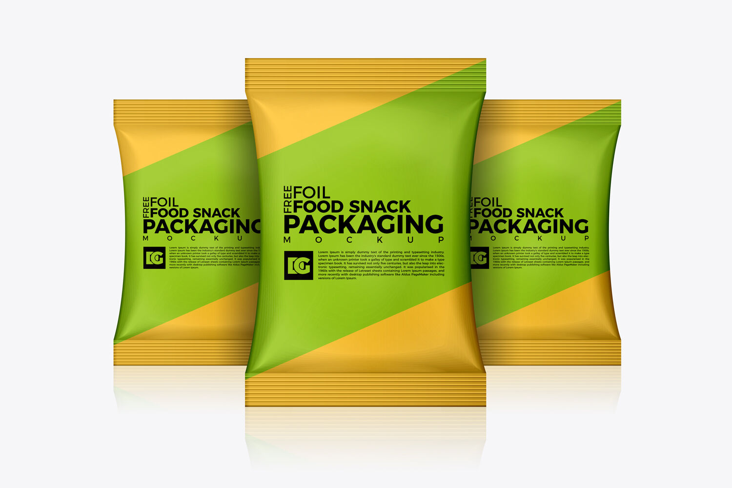 Foil Product Packaging Mockup PSD | PSD Graphics