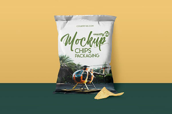 Clear Plastic Bag With Chips Mockup – MasterBundles