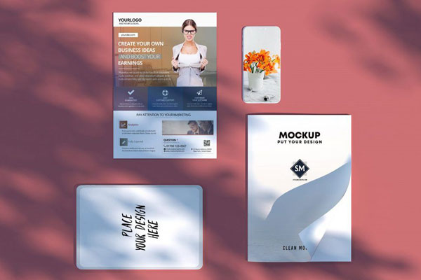 Scene Creator Mockup in Top View FREE PSD