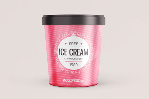 Download This Free Ice Cream Bucket Mockup In PSD - Designhooks