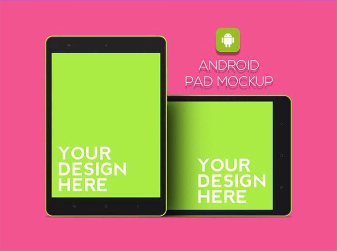Two Mockups of Android App Display FREE PSD
