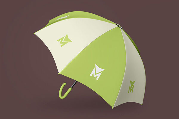 2 Mockups of Umbrella in Different Views FREE PSD
