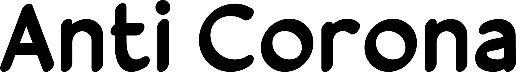 A Anti Corona Font