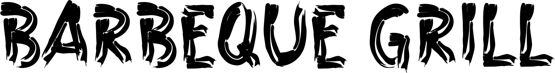 A Barbeque Grill Font