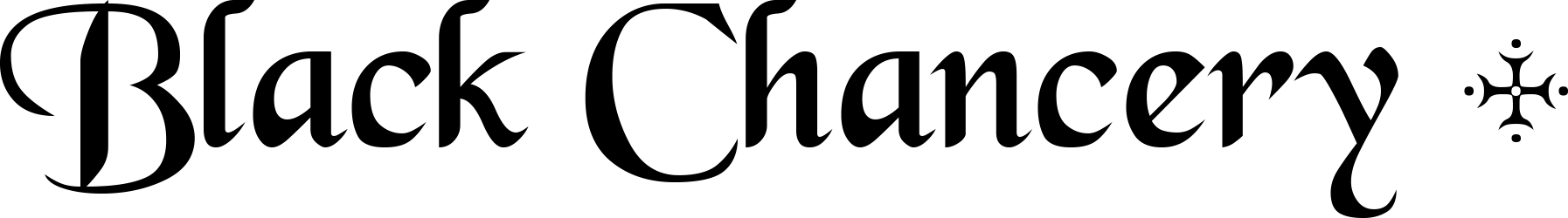 Black Chancery Font