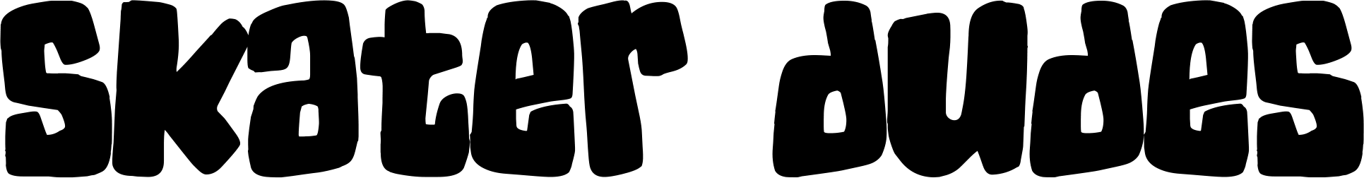 Skater Dudes Font
