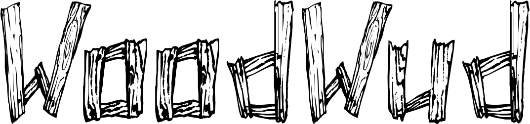 WoodWud Font