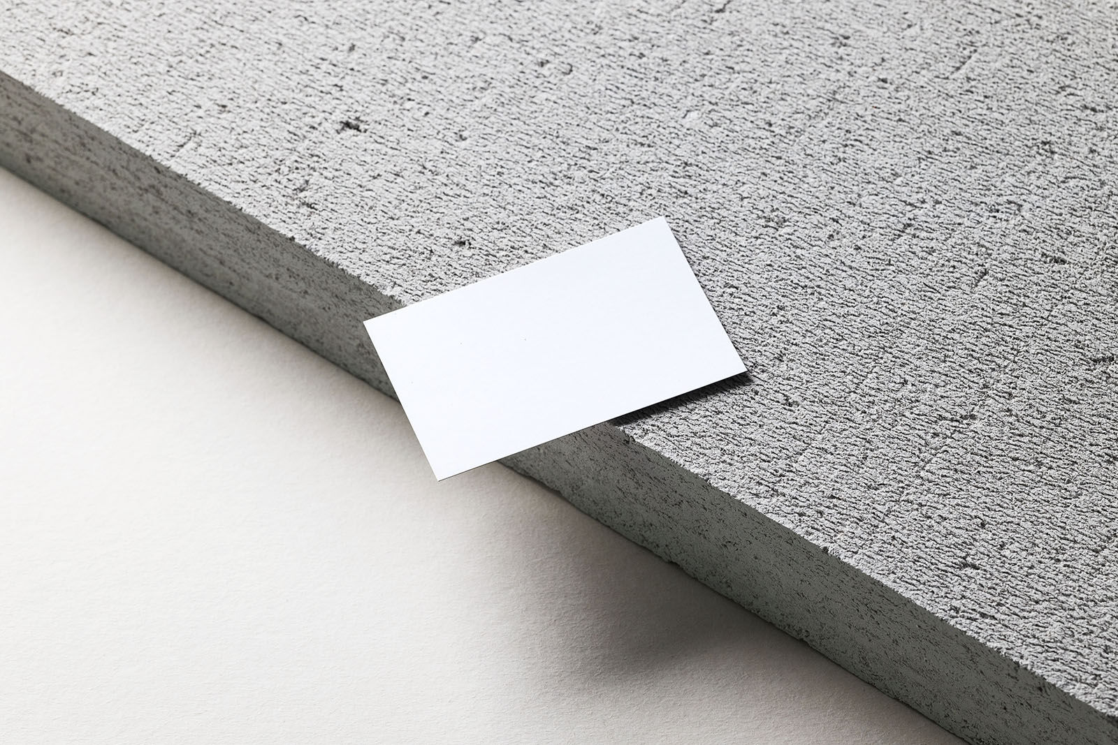 Business Card on a Concrete Block Mockup FREE PSD