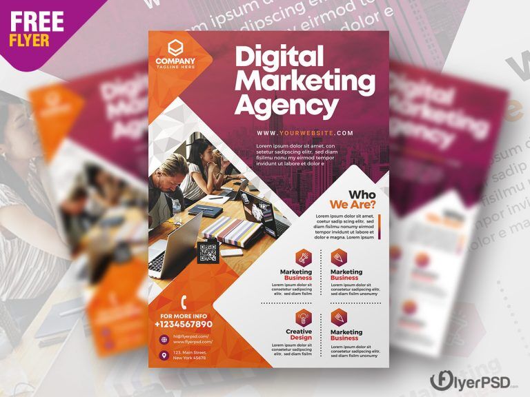 Classic Corporate Business Marketing Template FREE PSD