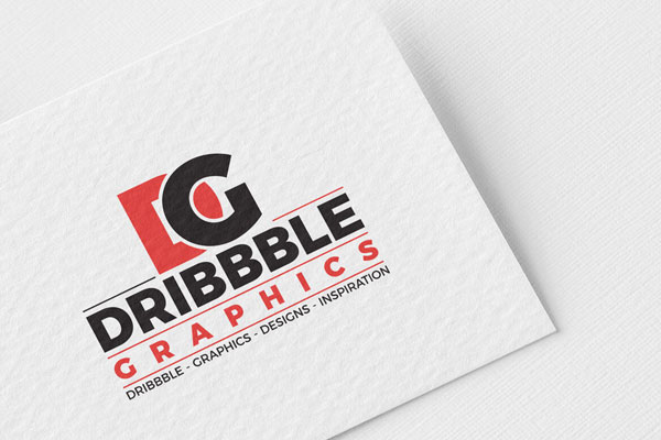 Close-Up Paper Branding Logo Mockup FREE PSD
