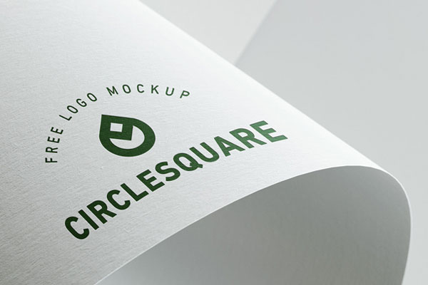 Five Mockups Showing Logos Printed on Cardboards FREE PSD
