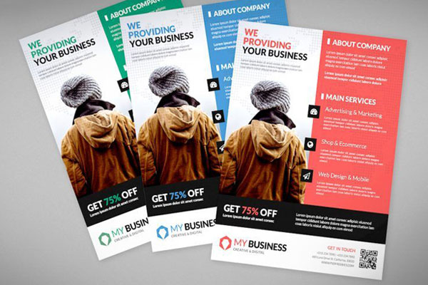 Modern Corporate Business Flyer Template FREE PSD