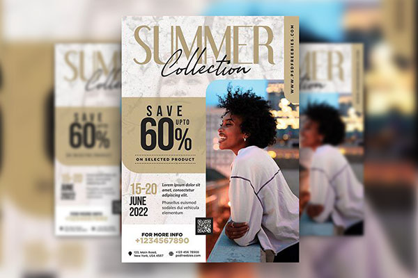 Modern Fashion Sale Flyer Template (FREE) - Resource Boy