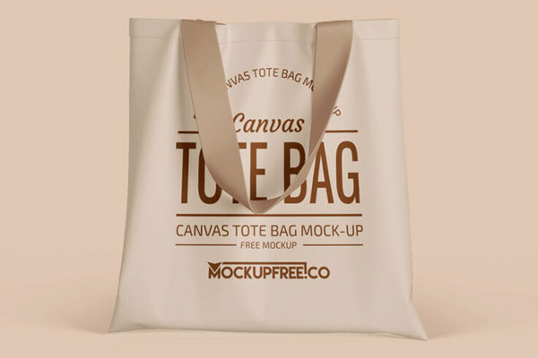 Three Canvas Tote Bag Mockups FREE PSD