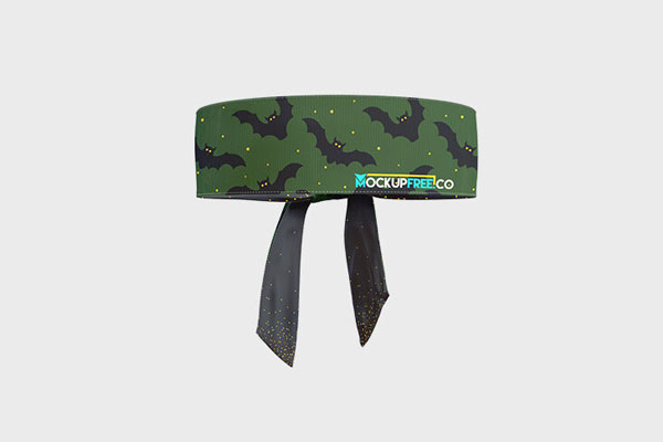 Three Tie Back Bandana Mockups FREE PSD