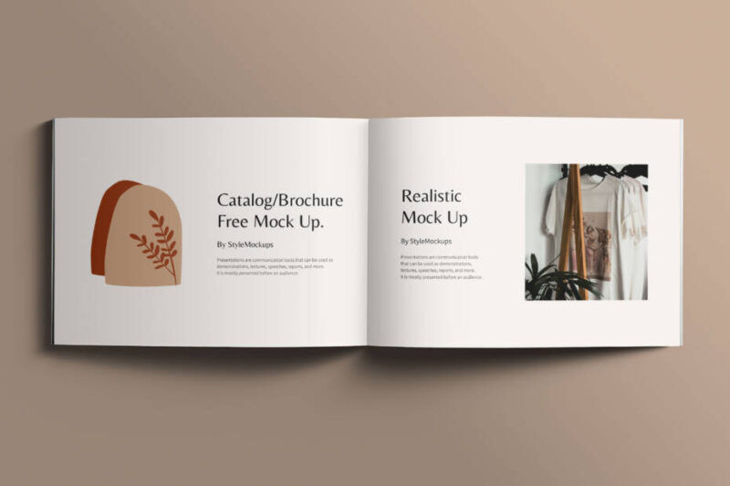 Catalog mockup deals free psd