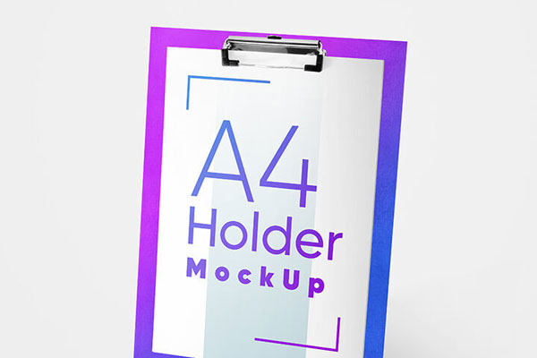 2 Mockups of Clipboard Along with A4 Letterheads FREE PSD