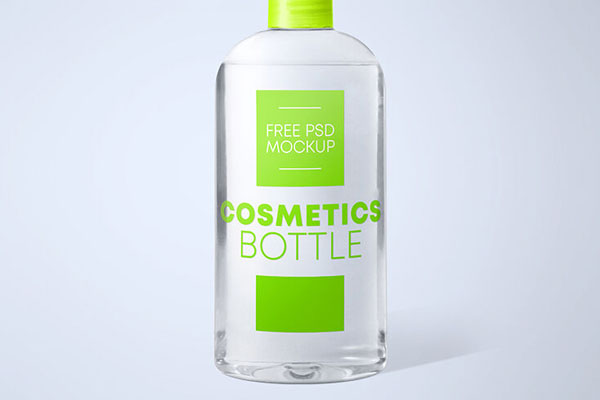 2 Mockups of Cosmetics Bottle from Different Perspectives FREE PSD